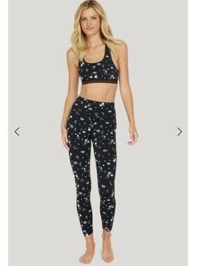 Spiritual Ganster High Waist Star Flower Snake Print Yoga Pants Leggings